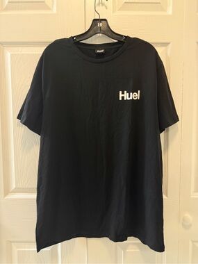 Huel Black Short Sleeve Shirt Mens Size XXL